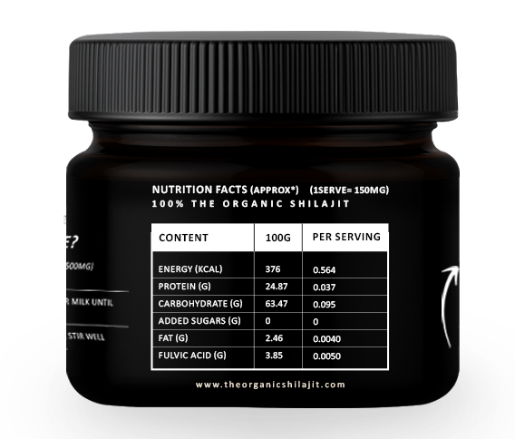 Shilajit Resin – 100g (200 Servings)