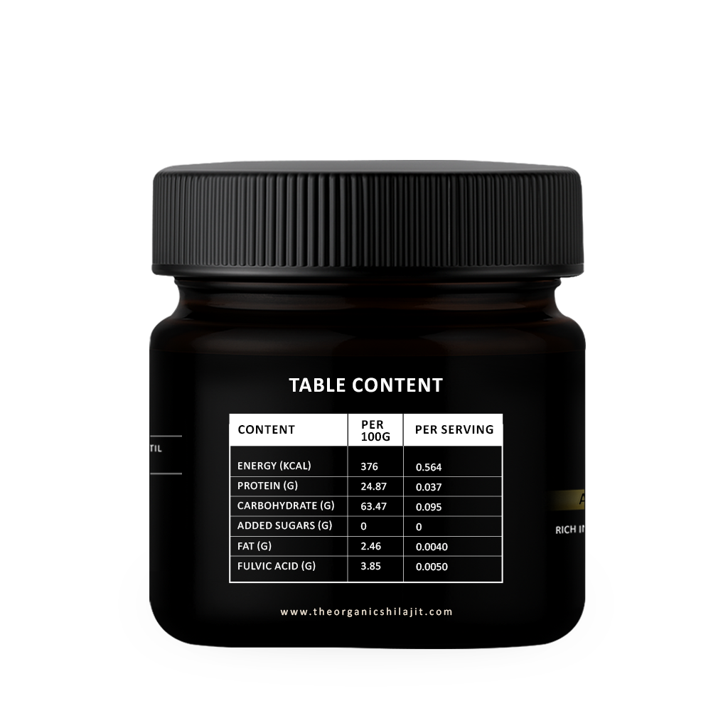 Shilajit Resin – 1000g (2000 Servings)