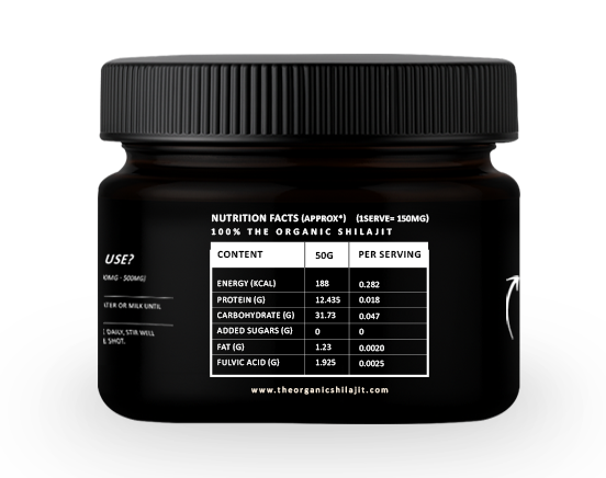 Shilajit Resin – 50g (100 Servings)