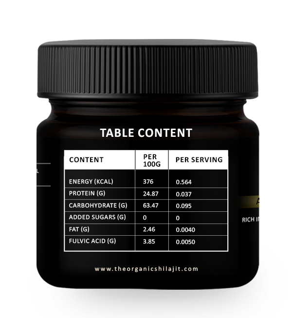 Shilajit Resin – 500g (1000 Servings)