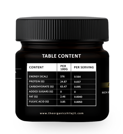 Shilajit Resin – 500g (1000 Servings)