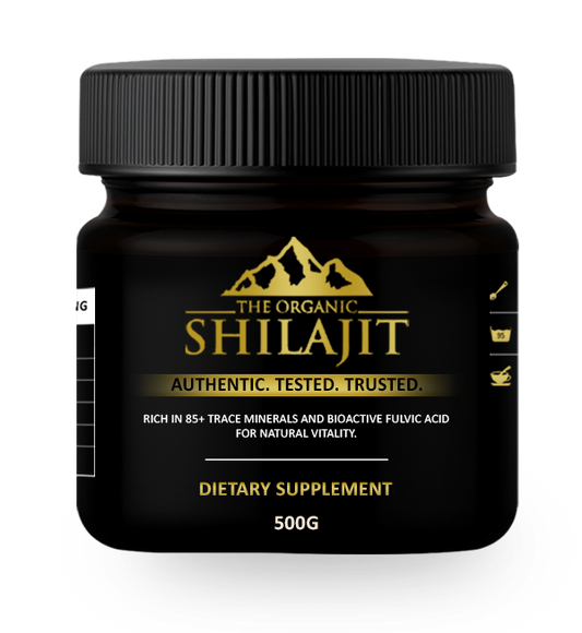 Shilajit Resin – 500g (1000 Servings)