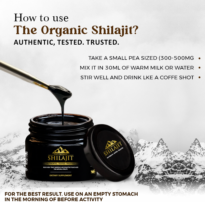 Shilajit Resin – 250g (500 Servings)