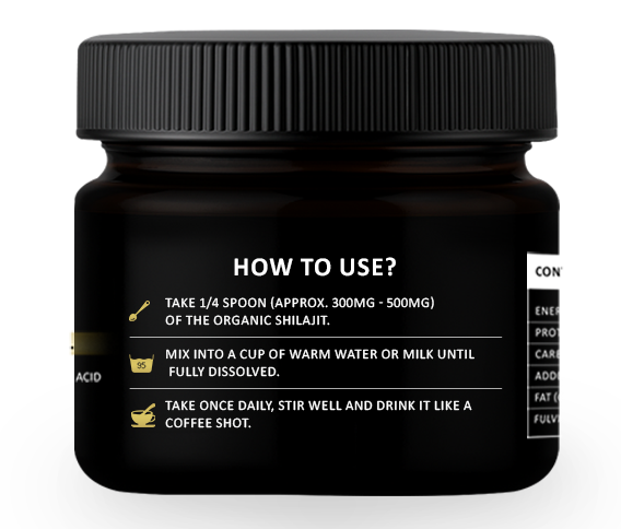 Shilajit Resin – 100g (200 Servings)