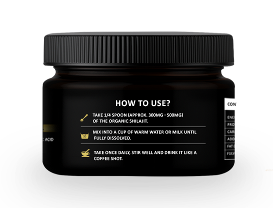 Shilajit Resin – 30g (60 Servings)