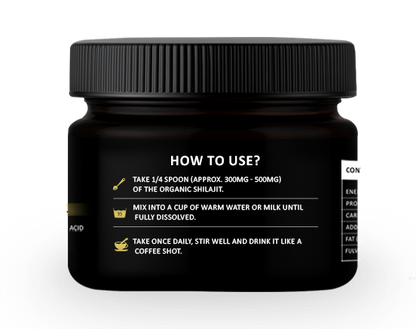 Shilajit Resin – 50g (100 Servings)
