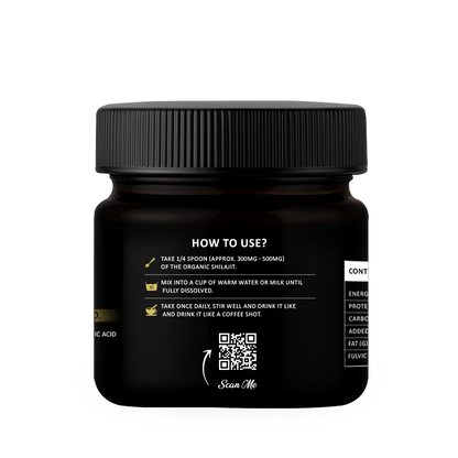 Shilajit Resin – 1000g (2000 Servings)