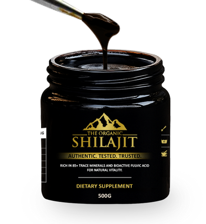 Shilajit Resin – 500g (1000 Servings)